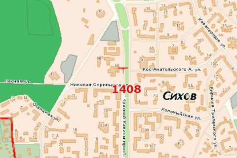 Білборд, Бігборд (Борд)  B у Василівці Червоної Калини просп., 68 схема