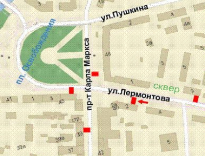 Сiтiлайт B у Василівці Лермонтова вул., 2 схема
