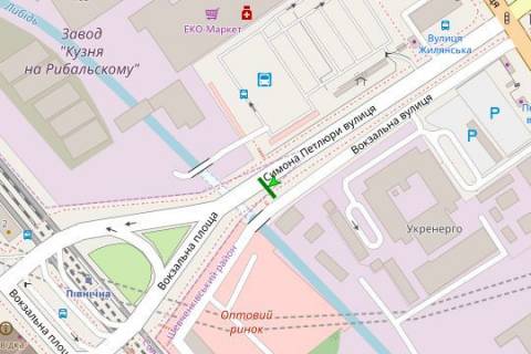 Сiтiлайт B у Києві, 1.2x1.8  Симона Петлюри вул., 29  схема