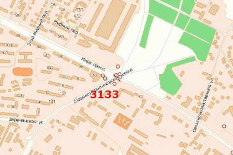 Билборд A в Васильевке, 3x6  Старокостянтинівське шосе - Миру просп. схема
