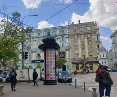 Бэклайт B в Харькове, 1.2x3.6  Конституції пл., 2/2 - Героїв Харкова просп. (Московський просп.), (колона) (сторона С) фото 1