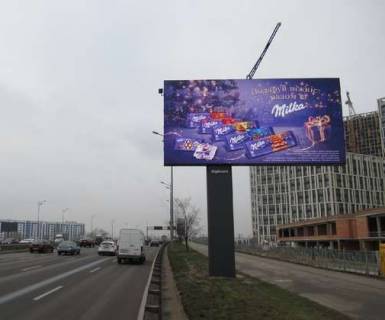 Видеоборд + в Киеве, 4x8  Миколи Бажана просп., ЖК "Зарічний" (розширення 768х384) - 472367 фото 1