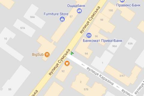 Scrolller, Scroll A in Vasylivka Sums'ka st., 94 - Karazina st. - 426255 scheme