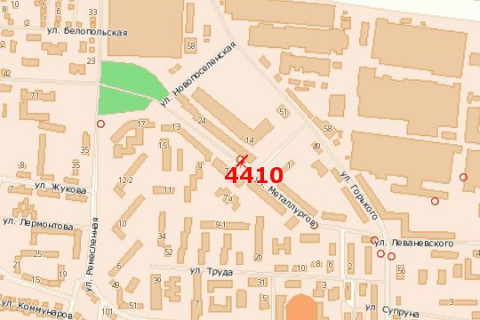 Білборд, Бігборд (Борд)  A у Василівці, 3x6  Металургів вул., 16 схема