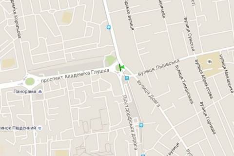 Билборд B в Васильевке, 3x6  Люстдорфська дорога, (7-а Станція) (ліва) схема