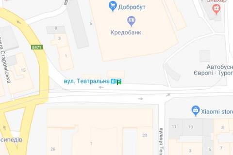 Scrolller, Scroll A in Vasylivka, 1.2x1.8  Knaza Aroslava Osmomisla pl. - Teatral'na st., (No2) - 454494 scheme
