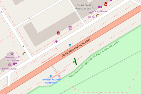 Скроллер A в Киеве, 2.3x3.14  просп. Голосіївський (40-річчя Жовтня)., , навпроти буд. 106/2 - 117537 схема