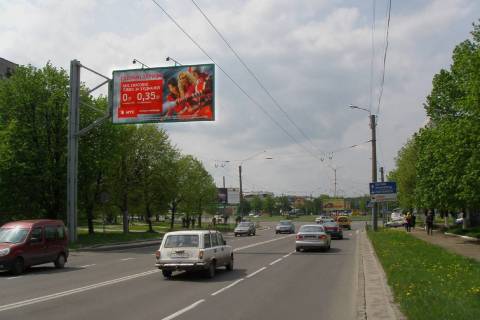 Билборд B в Васильевке Володимира Великого вул., 125 (до вул. Кульпарковська) фото 1