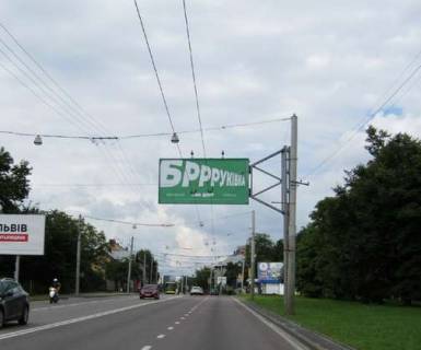 Билборд A в Львове, 3x6  Кульпарківська вул., 95 (в центр) фото 1