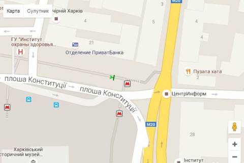 Скроллер A в Харькове, 2.3x3.14  Конституції пл., 21 - 271984 схема