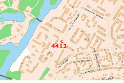 Билборд A в Сумах, 3x6  Свободи просп. (Прокоф`єва вул.), 25а схема