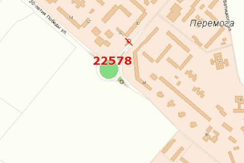 Билборд B в Васильевке, 3x6  Сумгаїтська вул., 30 схема