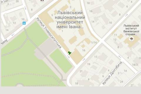 Нестандарт B в Львове, 1.2x1.8  Університетська вул., 1 (права) схема