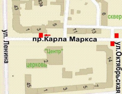 Бэклайт A в Кривом Роге, 1.2x1.8  Поштовий просп., 1 схема