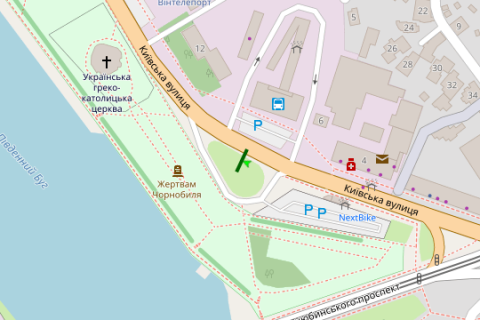 Prismatron, Prism B in Vinnytsia, 3x6  Kiivs'ka st., navproti Avtovokzalu (prizma) - 272344 scheme
