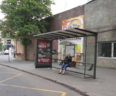 Ситилайт A в Одессе, 1.2x1.8  Менделе Мойхер-Сфоріма пл. (Льва Толстого пл.).. - Дьогтярна вул., 20 (остановка) фото 1