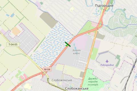 Билборд B в Днепр (Днепропетровск), 3x6  Донецьке шосе, №6 схема