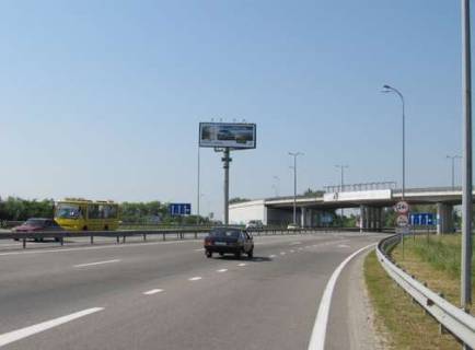 Билборд B в Глевахе, 5x12  Київ - Одеса, 14км+700м до  Києва (поворот на Васильків) (у напрямку  Одеси) фото 1