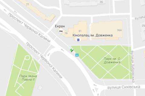 Сiтiлайт B у Львові, 1.2x1.8  Червоної Калини просп., 81 схема