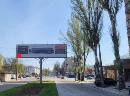 Билборд B в Запорожье, 3x6  Дніпровська вул. - Поштова вул., Майдан волі фото 1