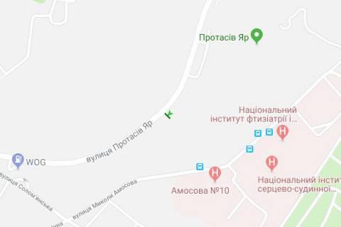Беклайт B у Києві, 2.3x3.14  Протасів Яр вул., 39 схема