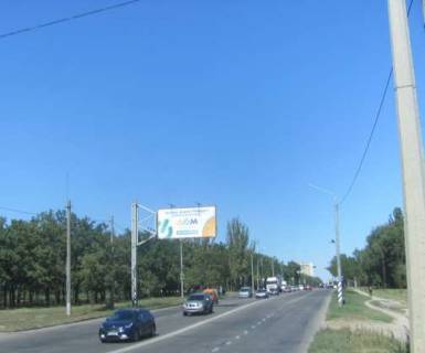 Билборд B в Николаеве, 3x6  Богоявленський просп. (Жовтневий просп.) - Старофортечна вул. фото 1