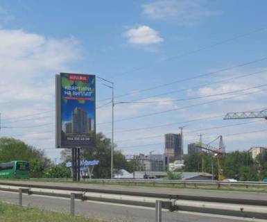 Бэклайт A в Киеве, 6x3  Саперно-Слобідська вул., напроти заправки "WOG" розподілювачі №2 (у напрямку Науки просп.) фото 1