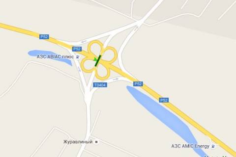 Билборд A в Васильевке Дніпро - Київ (10 км. до Дніпра) схема
