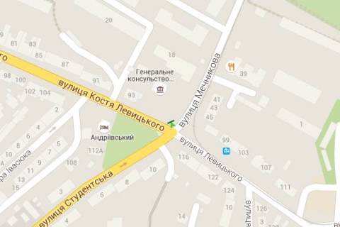 Scrolller, Scroll A in Lviv, 2.3x3.14  Illi Mecnikova st. - Levic'kogo K. st. - 271454 scheme