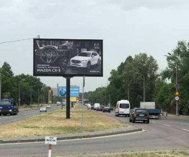 Беклайт B у Києві, 4x8  Богатирська вул. - Куренівська вул. (на розподілювачі) (баннер с люверсами 3,93х7,76) Фото 1