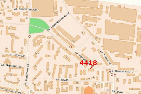 Білборд, Бігборд (Борд)  A у Василівці, 3x6  Металургів вул., 6 схема