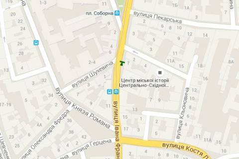 Нестандарт A в Львове, 1.2x1.8  Івана Франка вул., 7 схема
