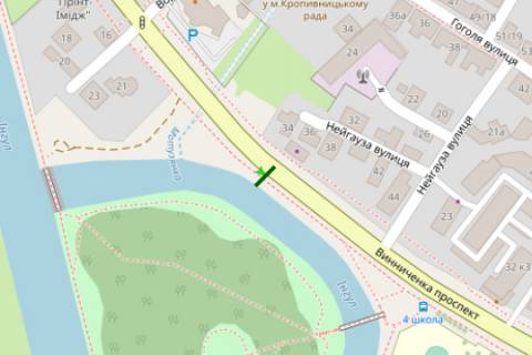 Билборд A в Кропивницкий (Кировоград), 3x6  Винниченка просп., 7 схема