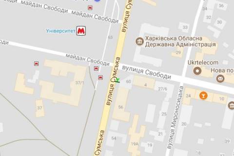 Ситилайт B в Васильевке, 1.2x1.8  Сумська вул., 56 (№2) схема