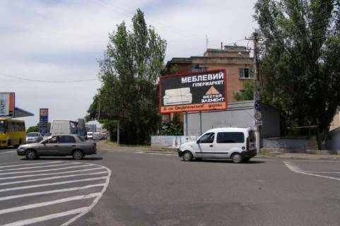 Billboard A in Vasylivka, 3x6  Spartakivs'ka st. - Poizdna st. Photo 1
