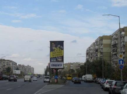 Билборд A в Киеве, 6x3  Ревуцького вул., 12/37  - Декабристів вул. (Братства тарасівців) фото 1