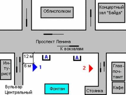 Ситилайт B в Запорожье Фестивальна пл. схема