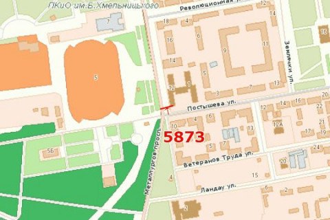 Билборд A в Васильевке Металургів просп. - Вадима Гурова вул. схема