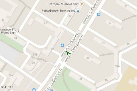 Билборд A в Васильевке Соборності просп., 32 схема