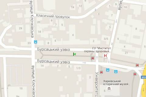 Ситилайт A в Харькове, 1.2x1.8  Бурсацький узвіз, 4 схема