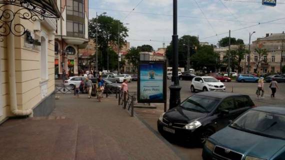 Бэклайт B в Одессе, 1.2x1.8  Тираспольська вул., 2 - Тираспольська пл. - Ніжинська вул. фото 1