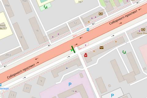 Призма A в Киеве, 3x6  Соборності просп. (Возз`єднання просп.), 7 - 616230 схема