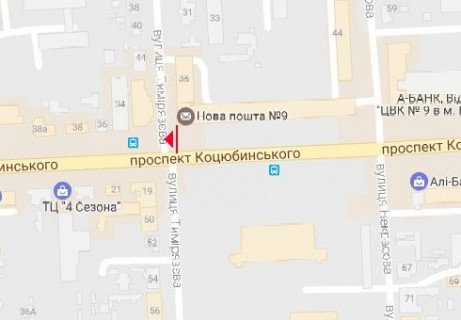 Скроллер B в Виннице, 2.3x3.14  Коцюбинського просп., 30 - 654619 схема