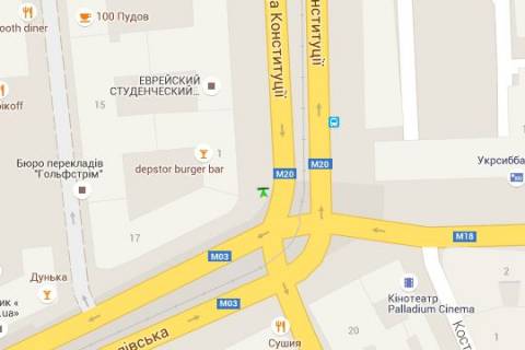 Ситилайт B в Харькове Конституції пл. - Рози Люксембург пл. (Павлівська пл.) схема