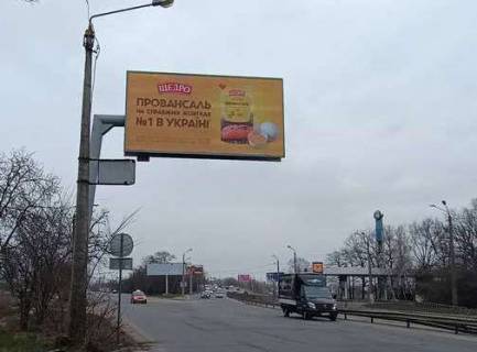 Билборд B в Одессе, 3x6  Овідіопольська дорога, Клеверний міст (№4) фото 1