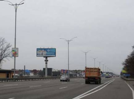 Билборд B в Горе, 5x12  Київ - Бориспіль, 17км+970м від Києва ( №4 справа)  (у напрямку  Києва) фото 1