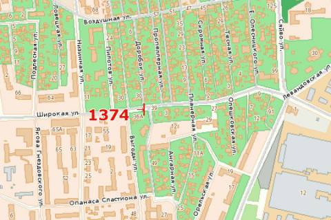 Білборд, Бігборд (Борд)  A у Львові, 3x6  Широка вул. - Доробок вул. схема