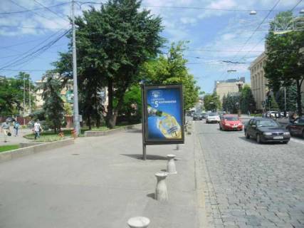 Citylight B in Vasylivka, 1.2x1.8  Sums'ka st., 37 (No2) Photo 1