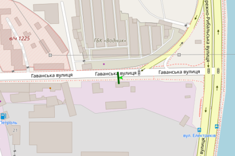 Білборд, Бігборд (Борд)  B у Києві, 3x6  Електриків вул., №19 схема