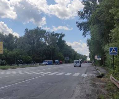 Билборд B в Чернигове, 3x6  Київське шосе, завод Силікат, кільце фото 1